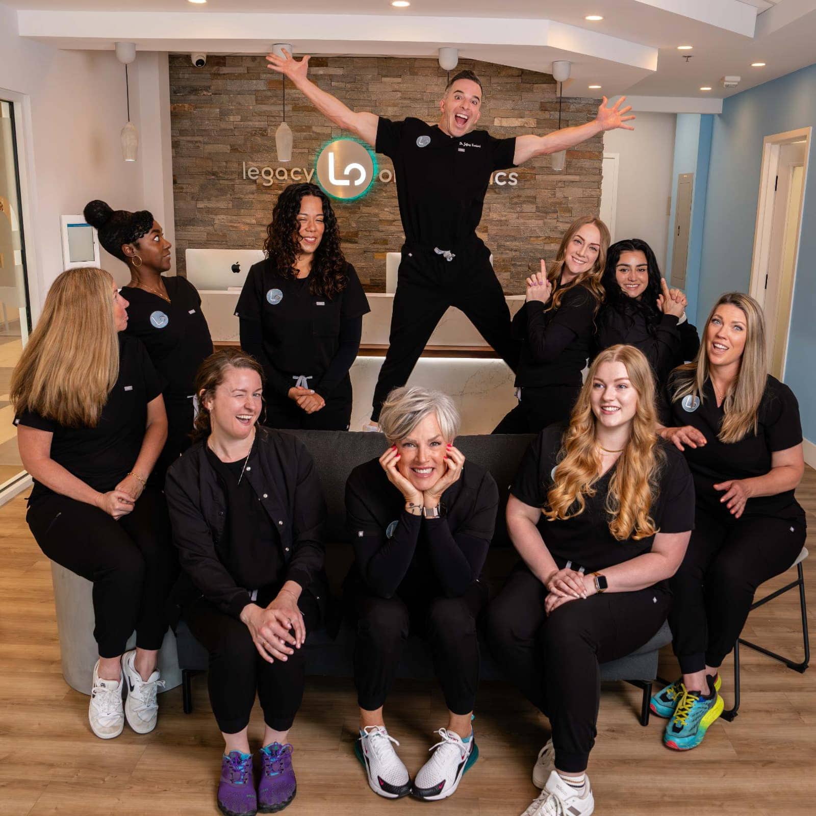 staff laughing and having fun